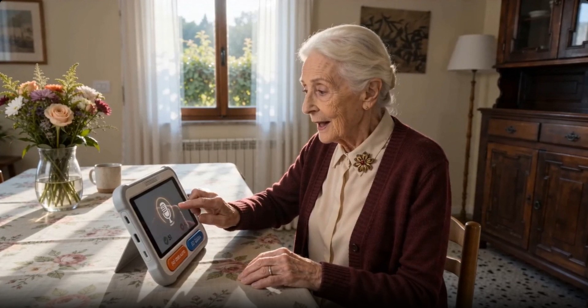 Il sistema NaonisCare: terminale a due tasti e piattaforma di assistenza