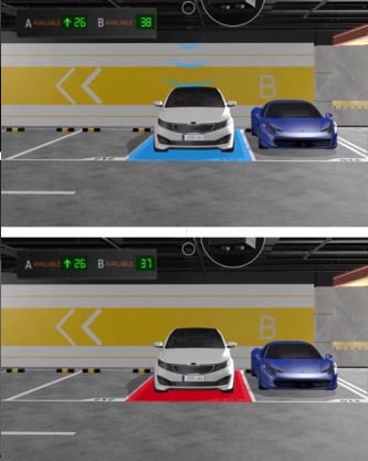 La dashboard del sistema NaonisPark per i parcheggi in tempo reale